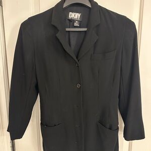 DKNY Women's Elegant Black Suit Jacket
